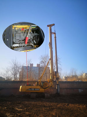 máquina de empilhamento usada 55m de empilhamento hidráulica de 160knm FD168SE Rig Maximum Depth
