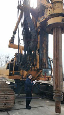 Máquina de empilhamento hidráulica 50m Rig Machine de empilhamento de Bauer BG 18 H