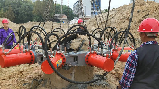 Cabeça de pilha hidráulica concreta redonda do disjuntor da pilha que quebra a máquina